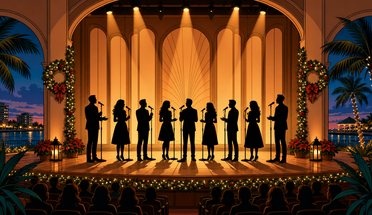 Straight No Chaser brings a holiday a cappella show to Barbara B. Mann cover image